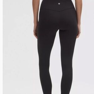 lululemon athletica wunder under Black Leggings size 10 25” inseam